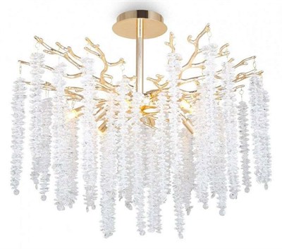 Люстра на штанге Freya Mineral FR1010CL-08G MY_FR1010CL-08G