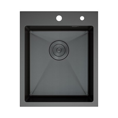 Мойка кухонная D&K, DKS415006, цвет графит dks415006