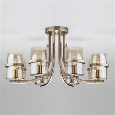 Потолочная люстра Eurosvet Coppa 60085/8 античная бронза EV_a043712