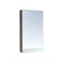 Зеркальный шкаф Aquaton Эмма белый, дуб наварра  (1A221802EAD80)