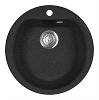 Мойка кухонная AquaGranitEx M-07 (308) черный
