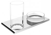 держатель стакана и чаши для мелочей Keuco Edition 400 11554 019000 Хром