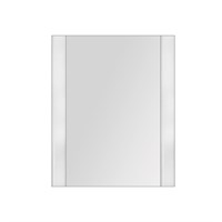 Зеркало Dreja  UNI, 65 см, без подсветки, белый (99.9004)