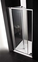 Душевая дверь в нишу Cezares Anima BS 80 профиль Хром стекло рифленое