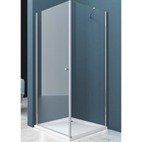 Душевой уголок BelBagno Etna 80х100 ETNA-AH-1-80/100-C-Cr профиль Хром стекло прозрачное ETNA-AH-1-80/100-C-Cr