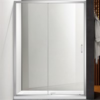 Душевая дверь Aquatek 100 AQNAA6121-100 профиль Хром стекло прозрачное