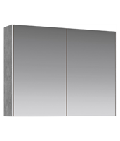 Подвесной зеркальный шкаф AQWELLA Mobi , 80см  (MOB0408+MOB0717BS) (Код товара: 985976)