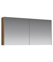 Подвесной зеркальный шкаф AQWELLA Mobi , 120см  (MOB0412+MOB0717DB) (Код товара: 985983)