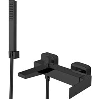 Смеситель на борт ванны Fiore KUBE 100NN8552, черный Kube(100NN8552) 100NN8552