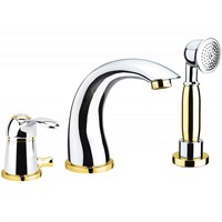 Смеситель на борт ванны Fiore JAFAR 47CO5105, хром/золото (47CO5105) 47CO5105
