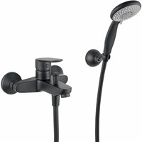Смеситель для ванны Fiore KEVON BLACK MATT 81NN8150, черный Kevon(81NN8150) 81NN8150