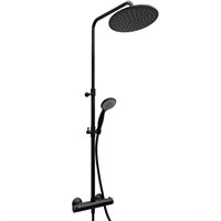 Душевая система термостатическая Fiore KEVON BLACK MATT 44NN0932, черный Kevon(44NN0932) 44NN0932