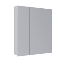 Шкаф зеркальный Lemark UNIVERSAL 70х80 см 2-х дверный, цвет корпуса: Белый глянец (LM70ZS-U)