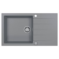 Мойка кухонная Alveus Granital Cadit 40 Concrete-G81 860х500х200 с сифоном, серая 1132030