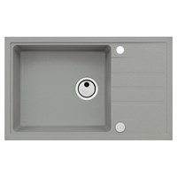 Мойка кухонная Alveus Granital Intermezzo 130 Concrete-G81 780х480х200 с сифоном, серая 1119692