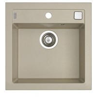 Мойка кухонная Alveus Granital+ Formic 20 Pebble-G02M 520х510х200 с сифоном, бежевая 1103763