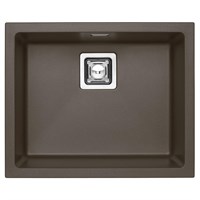 Мойка кухонная Alveus Granital+ Quadrix 50 Chocolate-G03M 560х460х200 с сифоном, коричневая 1108036