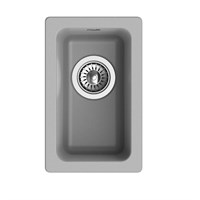 Кухонная мойка Rivelato Berkana BK-25 grigio metallizzato, 30,5 x 45,5 см, кварц, цвет серый металлик BK-25 grigio metallizzato