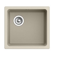 Кухонная мойка Rivelato Berkana BK-45 beige scuro, 48,5 x 45,5 см, кварц, цвет темно-бежевый BK-45 beige scuro