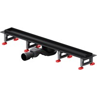 Душевой лоток AM.PM MasterFlow 70 W01SC-U11-070-04BM с Черной матовой решеткой / под плитку Tile W01SC-U11-070-04BM