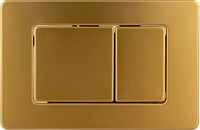 Клавиша смыва для инсталляции AQUAme AQM4112BG, механическая, цвет золото шлифованное AQM4112BG