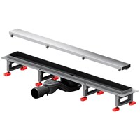 Душевой лоток AM.PM MasterFlow 70 W01SC-U11-070-04SB с решеткой Хром матовый / под плитку Tile W01SC-U11-070-04SB