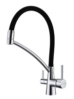 Смеситель Paulmark Siegen Si213111-CR для кухонной мойки, с подключением к фильтру, хром Si213111-CR