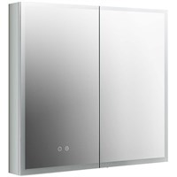 Зеркальный шкаф Aquatek 80 AQ7803B-MLC с подсветкой Хром AQ7803B-MLC