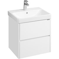 Тумба с раковиной Aquaton Сканди 55 1A2517K0SD010 подвесная Белая 1A2517K0SD010