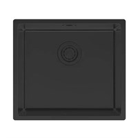 Мойка кухонная Paulmark Lassan LA49-MBN, 49 см, нержавеющая сталь, PVD покрытие, цвет черный матовый LA49-MBN