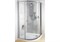 Душевой уголок полукруглый Ravak поворотный Ravak Pivot PSKK3-100 белый+транспарент (376AA100Z1) 376AA100Z1