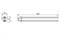 Полотенцедержатель двойной, поворотный Ravak Chrome CR 340.00 (X07P319) хром X07P319
