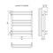 Полотенцесушитель водяной Lemark Linara LM04607 П7 500x600 LM04607