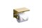 Держатель туалетной бумаги с полкой RUSH Edge ED77141 Gold (ED77141 Gold) - фото 294343