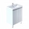 Тумба с умывальником  для ванной комнаты, напольная, белая, 60 см, Amur, Milardo, AMU60W2M95K (AMU60W2M95K) - фото 297502