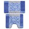 Набор ковриков для ванной комнаты, 50х80 + 50х50 см, полиэстер-акрил, Fine Lace, Milardo, 350PA68M13 (350PA68M13) - фото 298467