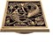 21980 Решетка "Рыбы" для трапа Bronze de Luxe (21980) - фото 298768