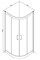 Душевой уголок BRAVAT Stream без поддона с двумя раздвижными дверьми 900x900x2000  (BS090.1203S) BS090.1203S