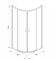 Душевой уголок BRAVAT BLACKLINE 900х900х2000  (BS090.1201B) BS090.1201B