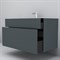 Тумба под раковину AM.PM Inspire V2.0 100 M50AFHX1003GM подвесная, Графит матовая M50AFHX1003GM