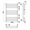 Водяной полотенцесушитель Ravak Optima  (X04000083685) X04000083685