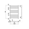 Водяной полотенцесушитель Ravak Norma  (X04000083678) X04000083678