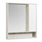 Зеркальный шкаф Aquaton Флай 80 белый, дуб крафт  (1A237702FAX10) - фото 339726