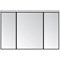 Зеркальный шкаф Aquaton Брук 120 белый  (1A200802BC010) - фото 341302