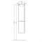 Шкаф - колонна Aquaton Беверли R белый  (1A235403BV01R) 1A235403BV01R