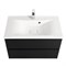 Тумба под раковину Aquaton Римини 80 черный глянец  (1A226701RN950) 1A226701RN950