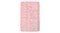 Коврик для ванной Fixsen Lido 1-ый розовый, 50х80см  (FX-3002B) - фото 347899