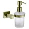 Дозатор для жидкого мыла настенный (стекло) бронза (латунь) (KH-4310) - фото 364344