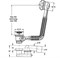 Слив-перелив для ванны BONOMINI (4028OT50S7WZ) 4028OT50S7WZ