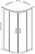 Душевое ограждение RUSH Crete  (CR-R29090matt) CR-R29090matt